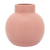 Sagebrook Home 16814-03 Ceramic, 7" Bulbous Vase, Coral
