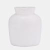 Sagebrook Home 17053-01 Ceramic, 5" Pitcher Vase, White