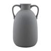 Sagebrook Home 17056-03 Ceramic, 10" Eared Vase, Gray
