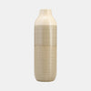 Sagebrook Home 17366-02 Ceramic, 16" 3-Tone Vase, Olive Green