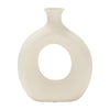 Sagebrook Home 17929-02 Ceramic, 16" Tal Slim Vase, White
