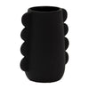 Sagebrook Home 17448-05 Dol, 7" Eared Vase, Black
