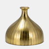 Sagebrook Home 17519-02 Metal, 7" Bulbous Vase, Gold