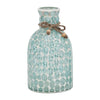 Sagebrook Home 17663-03 Glass, 8" Mosaic Vase, Blue
