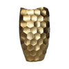 Sagebrook Home 17756-02 Metal, 24" Honeycomb Vase, Gold