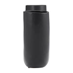Sagebrook Home 17906-02 Ceramic, 12" Half Circle Vase, Black