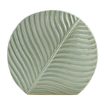 Sagebrook Home 17916-04 Ceramic, 11" Round Botanica Vase, Cucumber