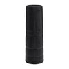 Sagebrook Home 17919-04 Ceramic, 18" Lined Cylinder Vase, Matte Black