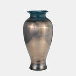 Sagebrook Home 17977-01 Glass, 12" Olpe Vase, Teal