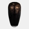 Sagebrook Home 17988-02 Glass, 15" 2-Tone Vase, Copper/Black