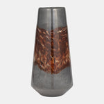 Sagebrook Home 18011-01 Glass, 17" Vase Grey/Brown