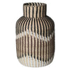 Sagebrook Home 18052 Rattan, 13" Woven Vase, Multi