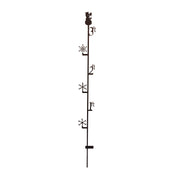 Snowman 3-Foot Snow Gauge – Black