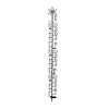 3-Foot Snowflake Snow Gauge – Black