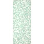 Simple Spaces Acanthus Runner Rug, 21" x 54" – Traditional Leaf Motif in Neutral Tones for Hallways & Entryways