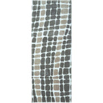 Simple Spaces Fractured Waves Runner Rug, 21" x 54" – Abstract Coastal Design in Blue and Beige for Hallways and Entryways
