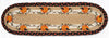 Earth Rugs Pumpkin Crow Harvest Design Oval Jute Stair Tread 27x8.25 Inch