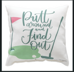 Manual Woodworkers Mini Accent Pillow – 9×9″ Weather‑Proof Square Cushion