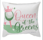 Manual Woodworkers Golf-Themed Throw Pillow – Queen of the Greens Outdoor Accent 9x9