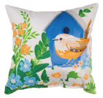 Manual Woodworkers All-Weather Garden Pillow – Wren Design for Patio or Porch