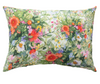 18x13 Pillow – Colorful Butterflies and Blooms for Outdoor Decor