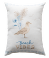 Coastal Throw Pillow – Weather-Resistant Beach Décor