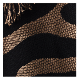Safari Style Animal Print Blanket – Soft Rayon Zebra Accent Throw