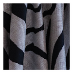 Neutral Zebra Print Throw – 48x60 Inch Rayon by Manual Woodworkers