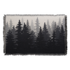 Rustic Tree Throw – 2-Layer Woven Cotton Blanket for Home
