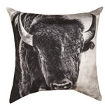 Classic Buffalo Pattern Pillow for Cozy Interiors 18x18 inch by Manual Woodworkers