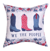 Outdoor Safe Pillow – Land That I Love Patriotic Design 18"