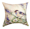 Rustic Pillow – 18" Meadowbrook Birds Design
