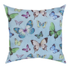 Patio Pillow - Papillion Print - 18" Square Climaweave Polyester