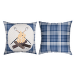 Outdoor Pillow Smore’s Please Fire Design - 18" Climaweave Polyester by Manual Woodworkers