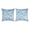 Outdoor Cushion - Tropical Flamingo Design - 18" Weather-Resistant Pillow