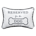 Small Pet Quote Pillow 12.5"x8.5" Cotton Dog-Themed Word Design by Manual Woodworkers