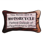 Printed Quote 12.5" x 8.5" Pillow Cotton Poly Blend Fabric by Manual Woodworkers