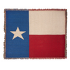 Cotton Woven Throw – Lone Star Flag Patriotic Décor