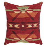 20 Inch Decorative Pillow – Flame Tapestry Design by Manual Woodworkers