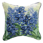Living Room Pillow Blue Bonnet Tapestry – 17x17 inch by Manual Woodworkers