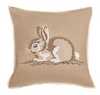 Decorative Cushion – Embroidered Bunny – 18 Inch