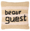 Be Our Guest Hooked Pillow Cover – 12x12 inch