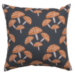 12x12 inch ClimaWeave Pillow – Amanita Mushroom Decorative Accent by Manual Woodworkers