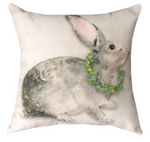 Indoor/Outdoor Pillow – Bunny Trail Francis & Florence Dye 12 inch by Manual Woodworkers