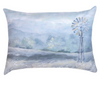 18x13 Decorative Pillow – Country Meadow Windmill – Rustic Home Accent