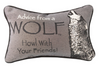 Word Pillow Advice from A Wolf – 125x8 Inch Cotton-Poly Blend by Manual Woodworkers