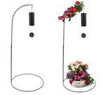 Manual Woodworkers Black Metal Windchime Stand