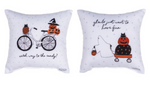 Manual Woodworkers Halloween Pillow – Ghouls Just Want to Have Fun 9x9 inch