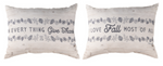 Manual Woodworkers Inspirational Pillow – In Everything Give Thanks 24x18 inch