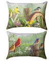 Meadow’s Edge Nature Print 18x13 Climaweave Pillow